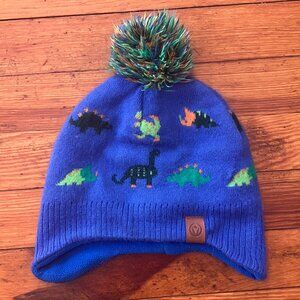 🦖 Roar-some Winter Style! Toddler Dinosaur Fleece-Lined Beanie 🦖